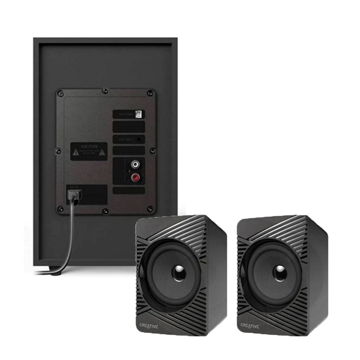 CREATIVE - Parlante Creative E2500 2.1 60W Black