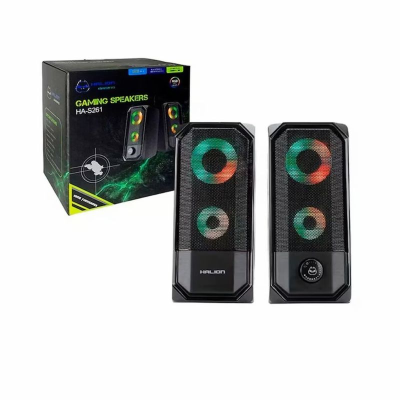 HALION - Parlante Halion Gaming HA-S261 2.1 RGB