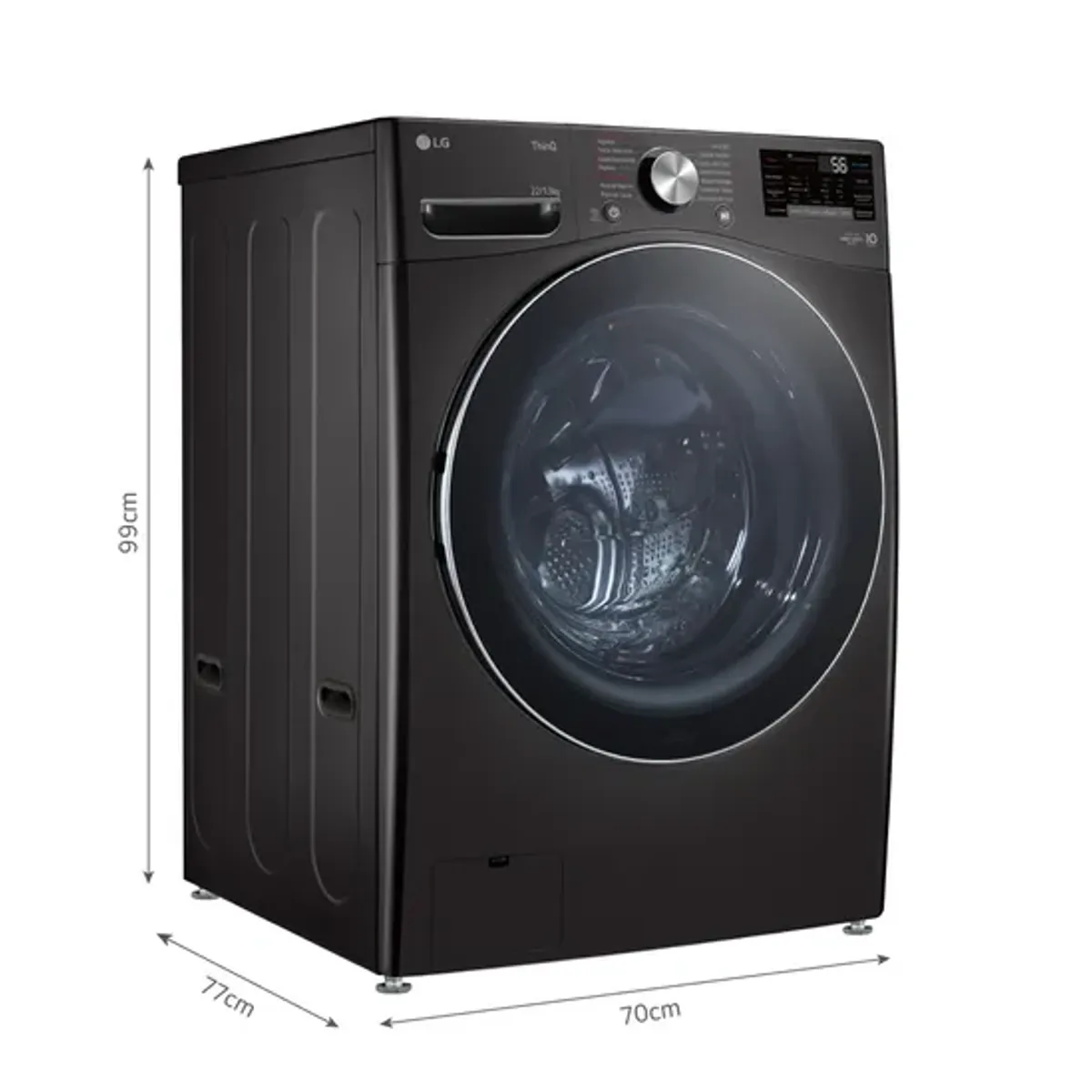 LG - Lavaseca de 22Kg de Lavado y 13Kg de Secado AI DD™ y ThinQ