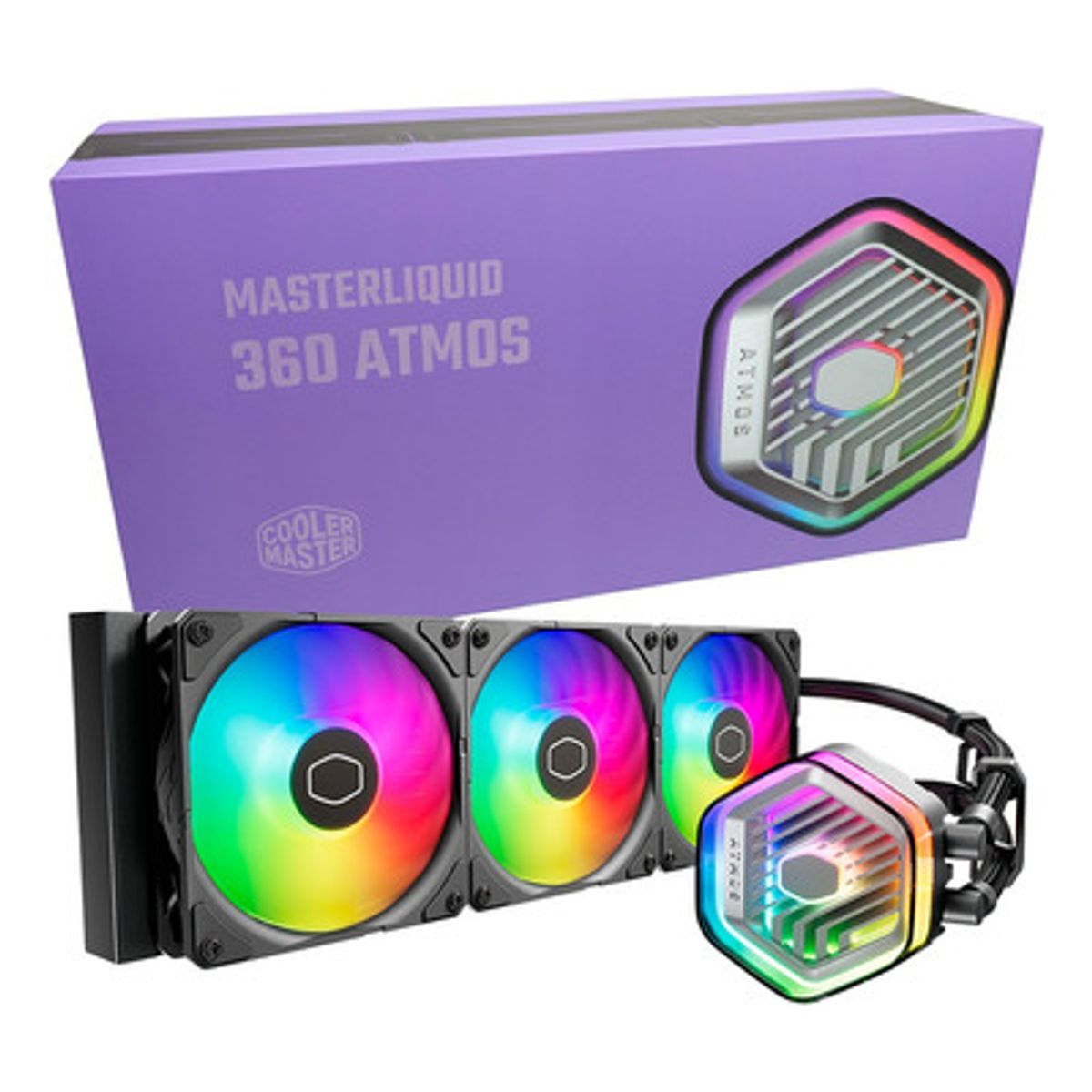 COOLER MASTER - Sistema de Enfriamiento Líquido CM MASTERLIQUID 360 Atmos ARGB