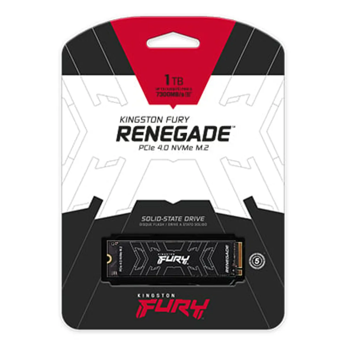 KINGSTON - Disco Sólido Kingston Fury Renegade 1TB M.2 PCIe 4.0 NVMe