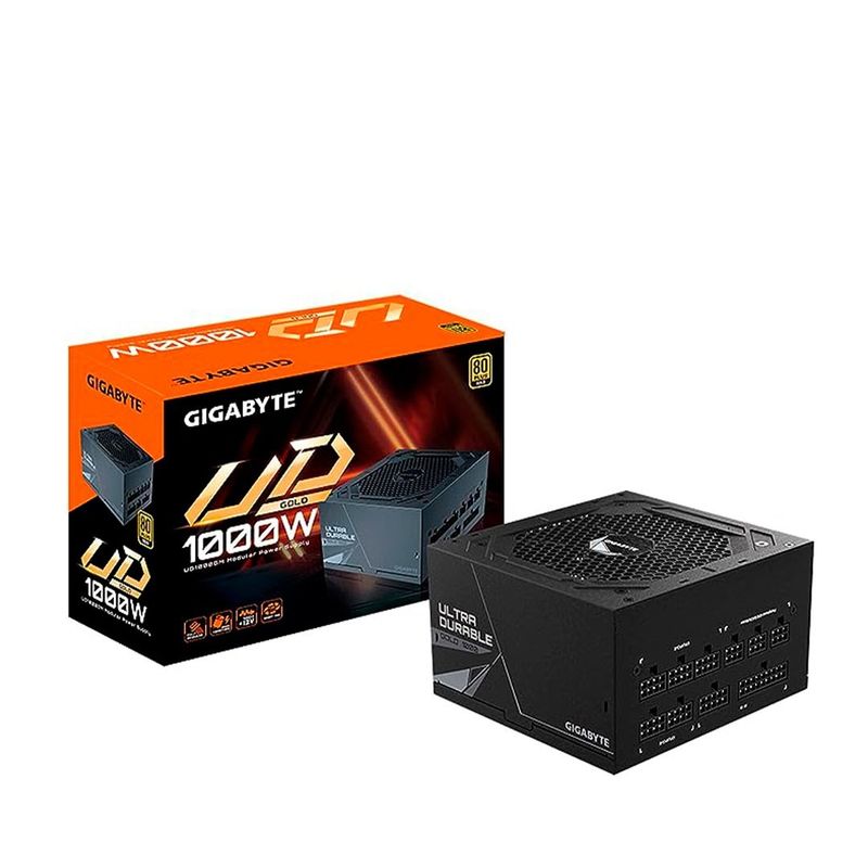 GIGABYTE - Fuente de Poder Gigabyte 1000W UD 80Plus Gold Modular