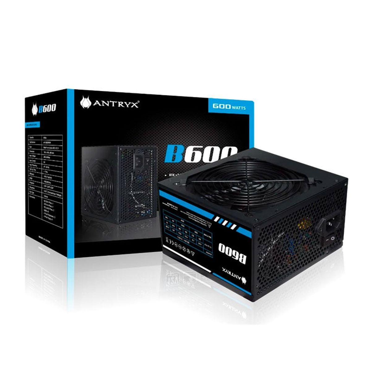 ANTRYX - Fuente de Poder Antryx B600W V3 ATX 2.3