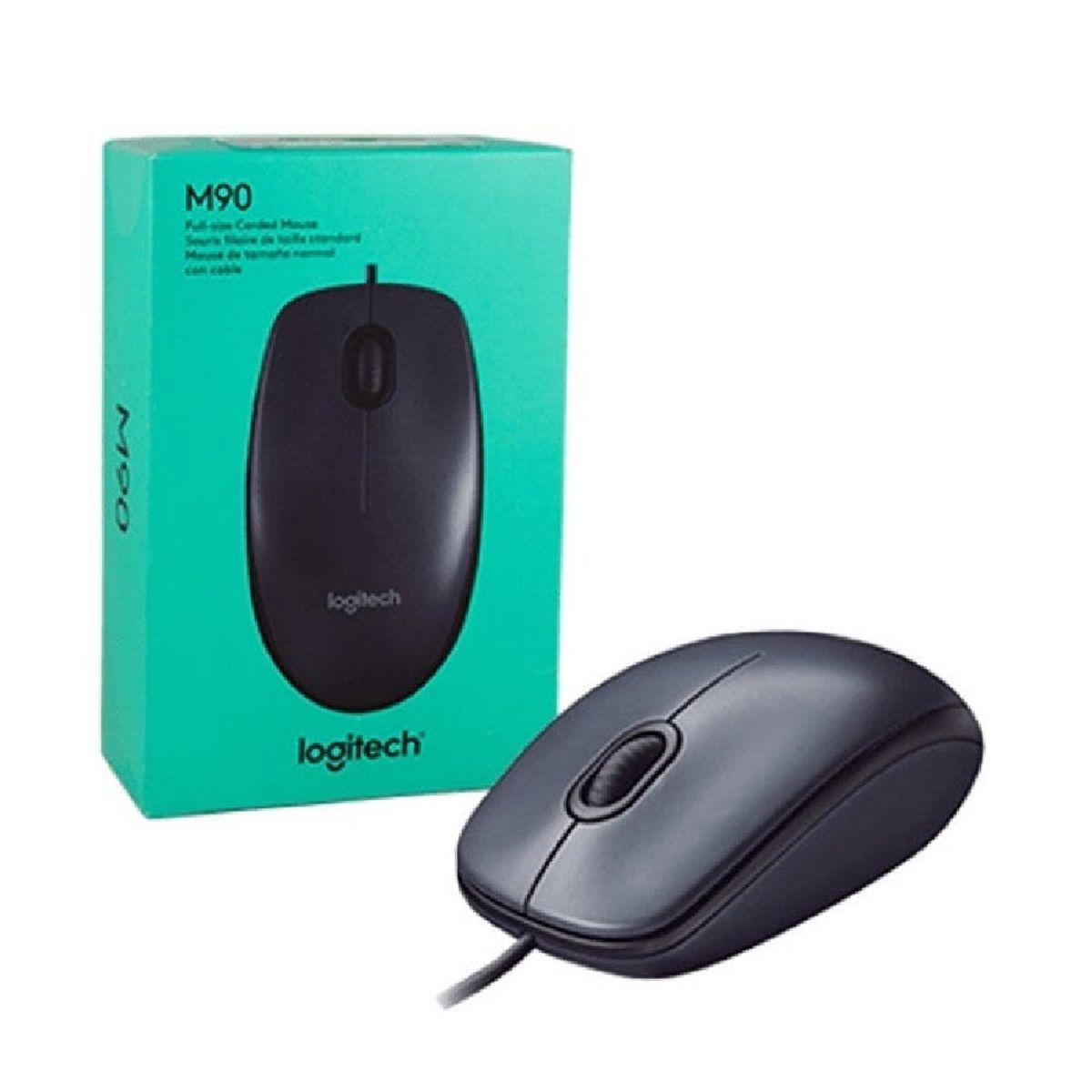 LOGITECH - Mouse LOGITECH M90 Negro USB