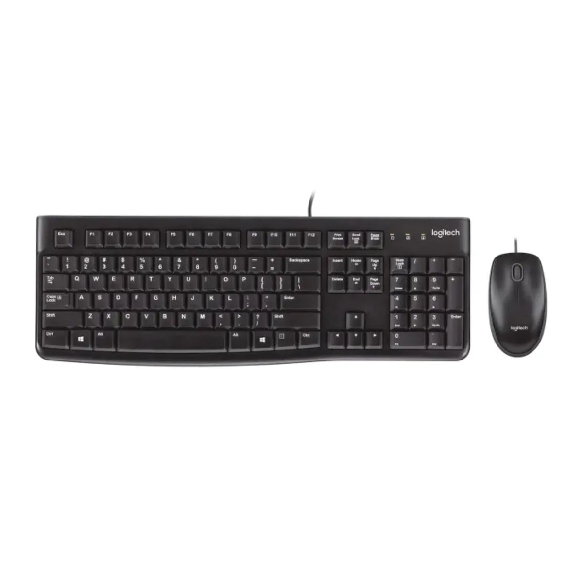 LOGITECH - Teclado y Mouse Logitech MK120 USB Negro