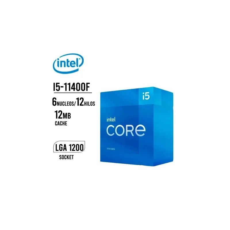 INTEL - Procesador Intel Core I5 11400F 2.60 / 4.40GHZ 12MB  LGA 1200