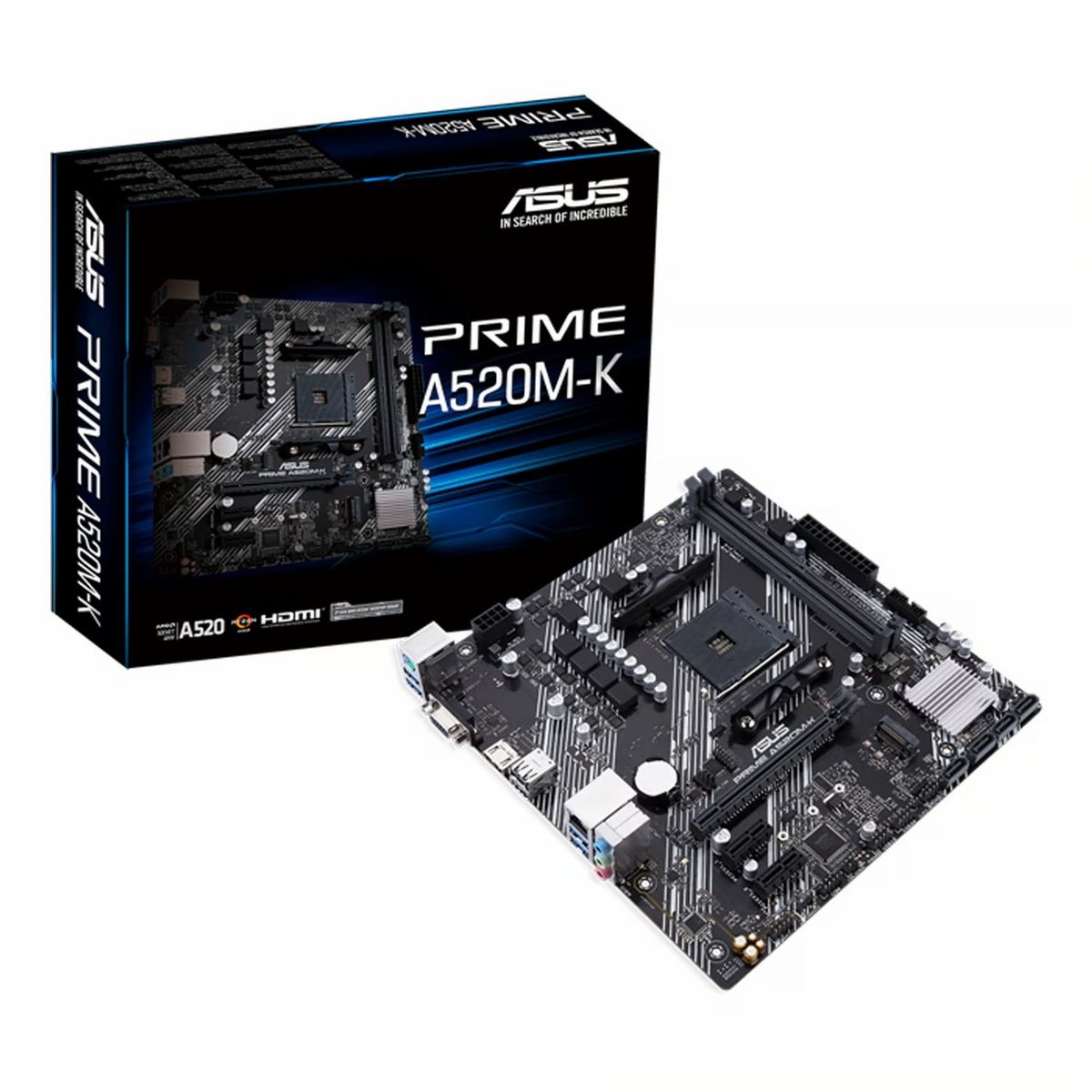 ASUS - Placa Madre Asus AMD Prime A520M-K DDR4 AM4