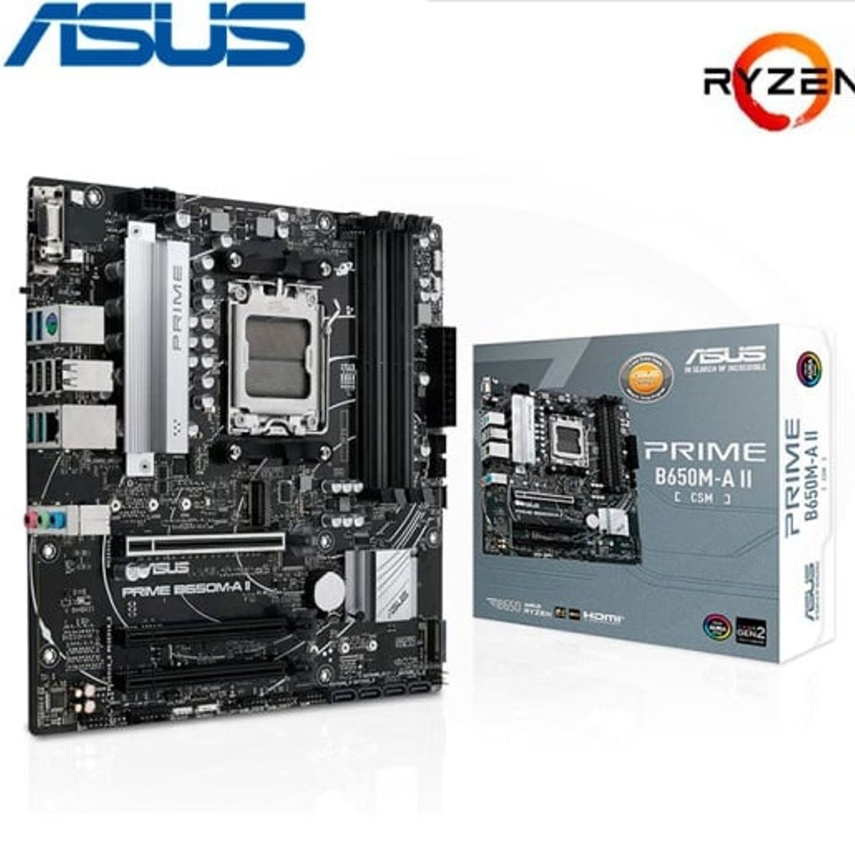 ASUS - Placa Madre Asus AMD Prime B650M-A II CSM DDR5 HDMI DP AM5