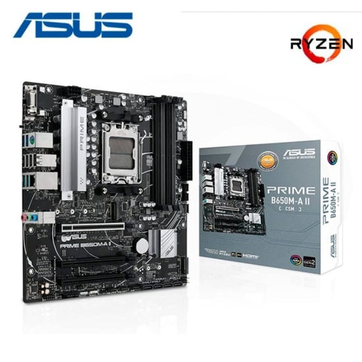 ASUS - Placa Madre Asus AMD Prime B650M-A II CSM DDR5 HDMI DP AM5