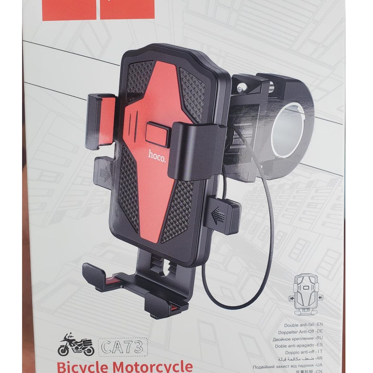 HOCO - SOPORTE HOLDER PARA CELULAR PARA MOTO BICICLETA HOCO CA73