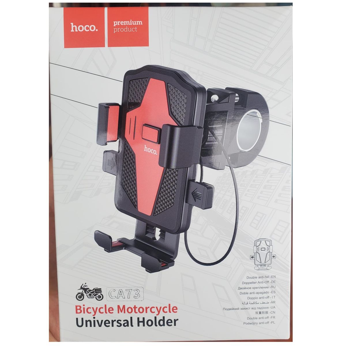 HOCO - SOPORTE HOLDER PARA CELULAR PARA MOTO BICICLETA HOCO CA73