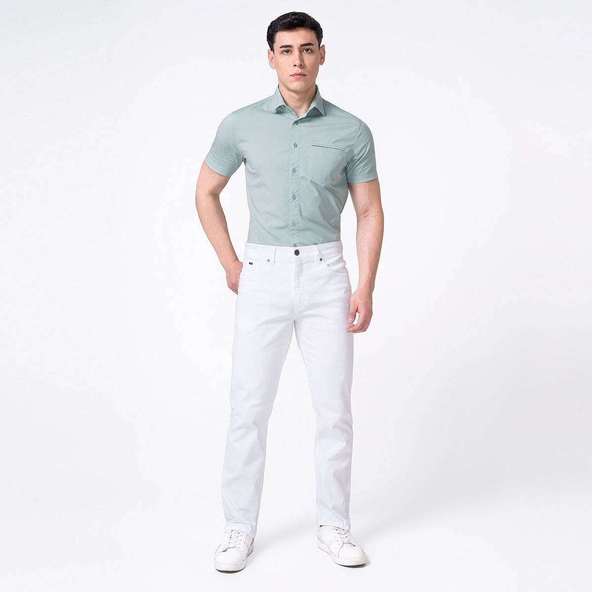 PIONIER - Pantalon Drill Stretch Beckham New Pionier