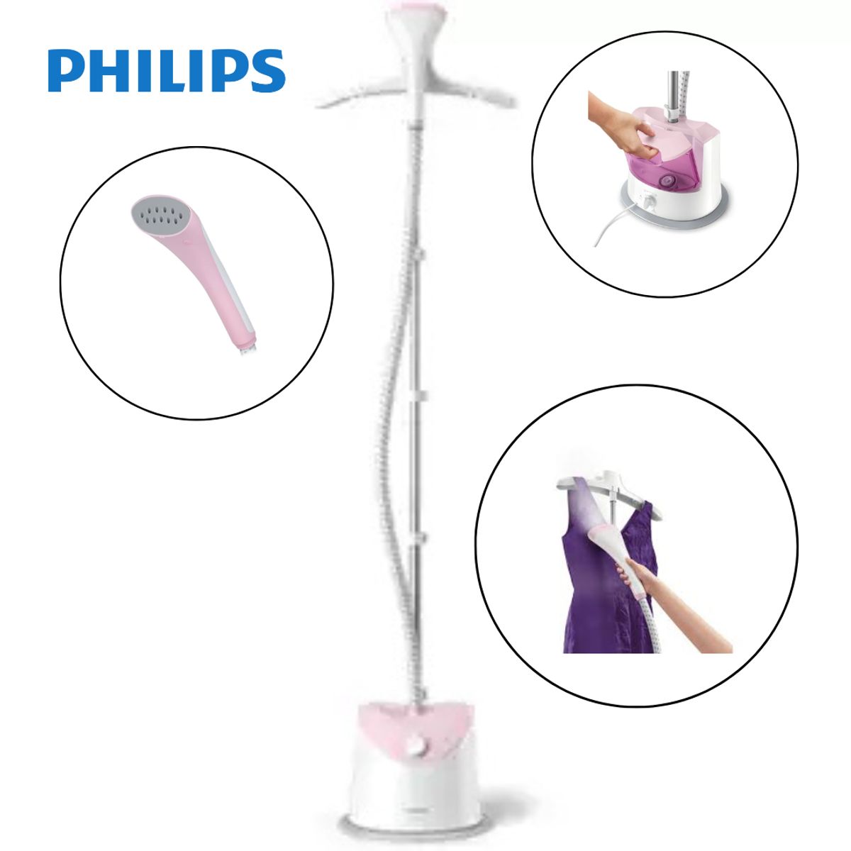 PHILIPS - Vaporizador de Prendas Philips Vertical GC484 1800w