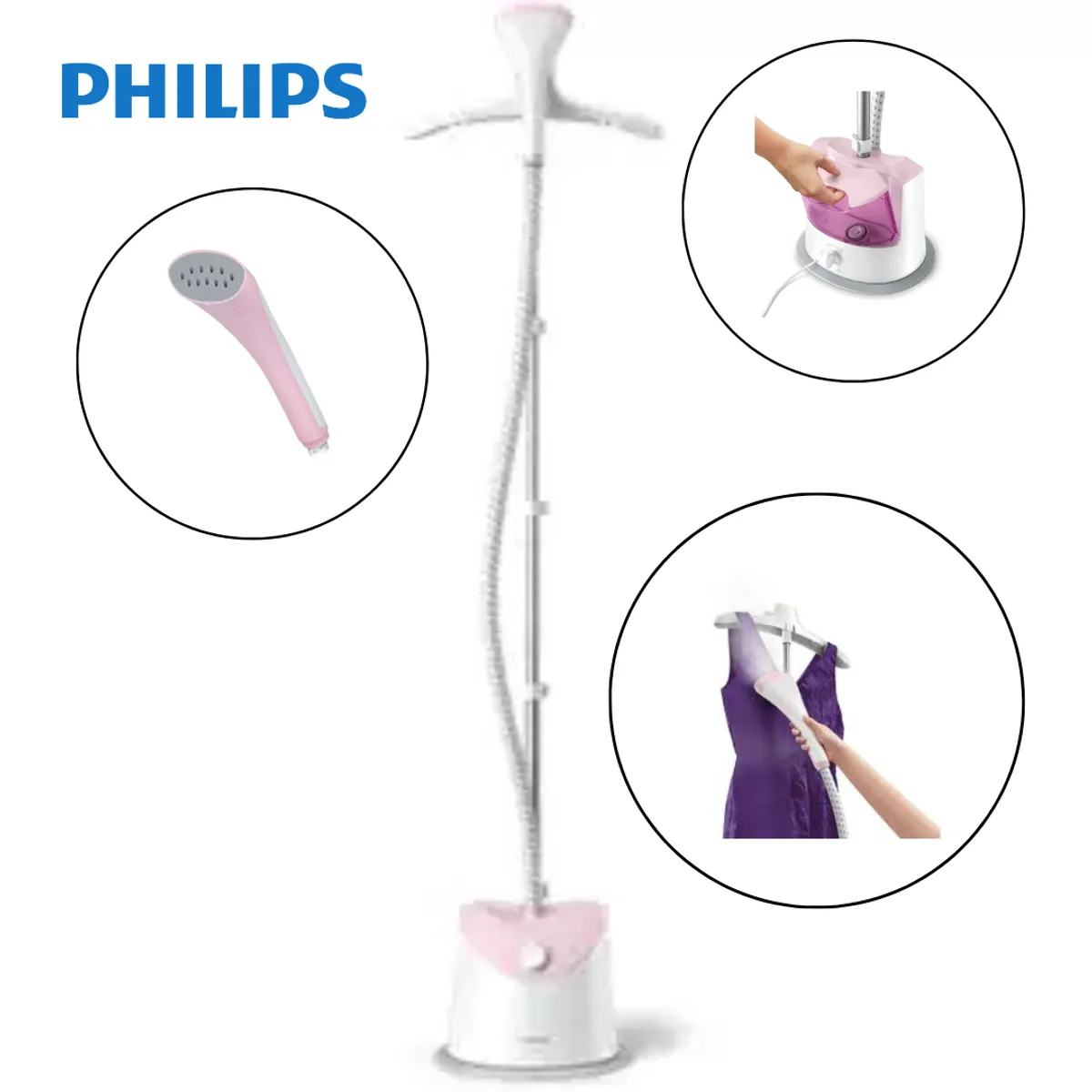 PHILIPS - Vaporizador de Prendas Philips Vertical GC484 1800w