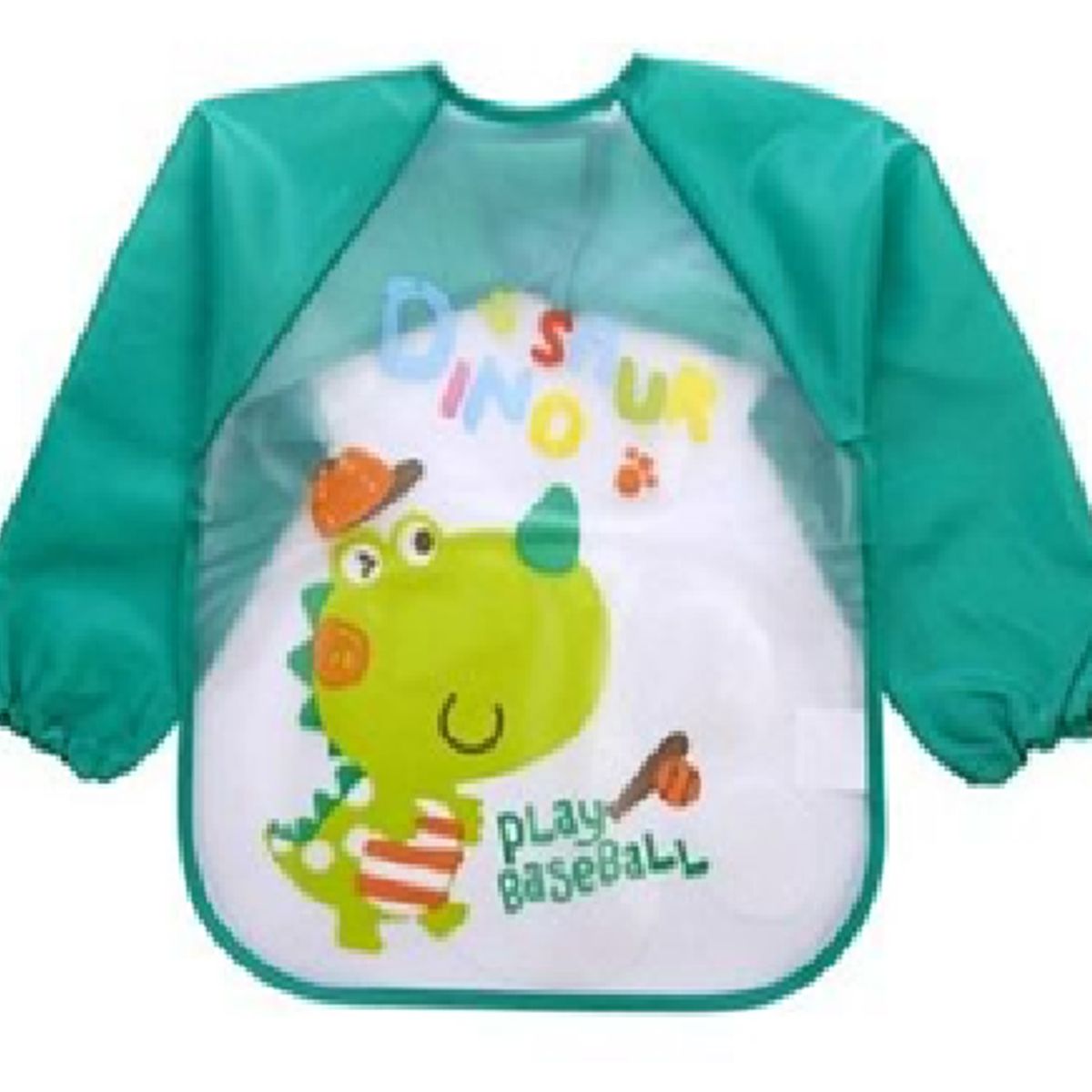 GENERICO - Mandil de Arte Impermeable para niño Dinosaurio VERDE OSCURO