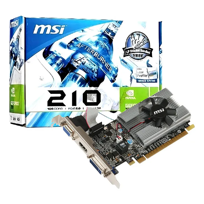 MSI - Tarjeta de Video MSI Nvidia N210 1GB DDR3