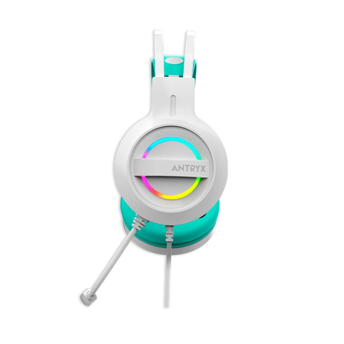 ANTRYX - Audífono CMicrófono Antryx Iris-W Turquoise 71 VirtualUSB