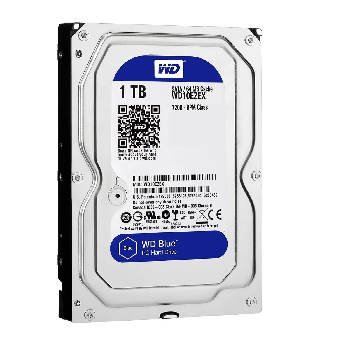WESTERN DIGITAL - Disco Duro Wester Digital Blue 1TB 7200RPM SATA 3