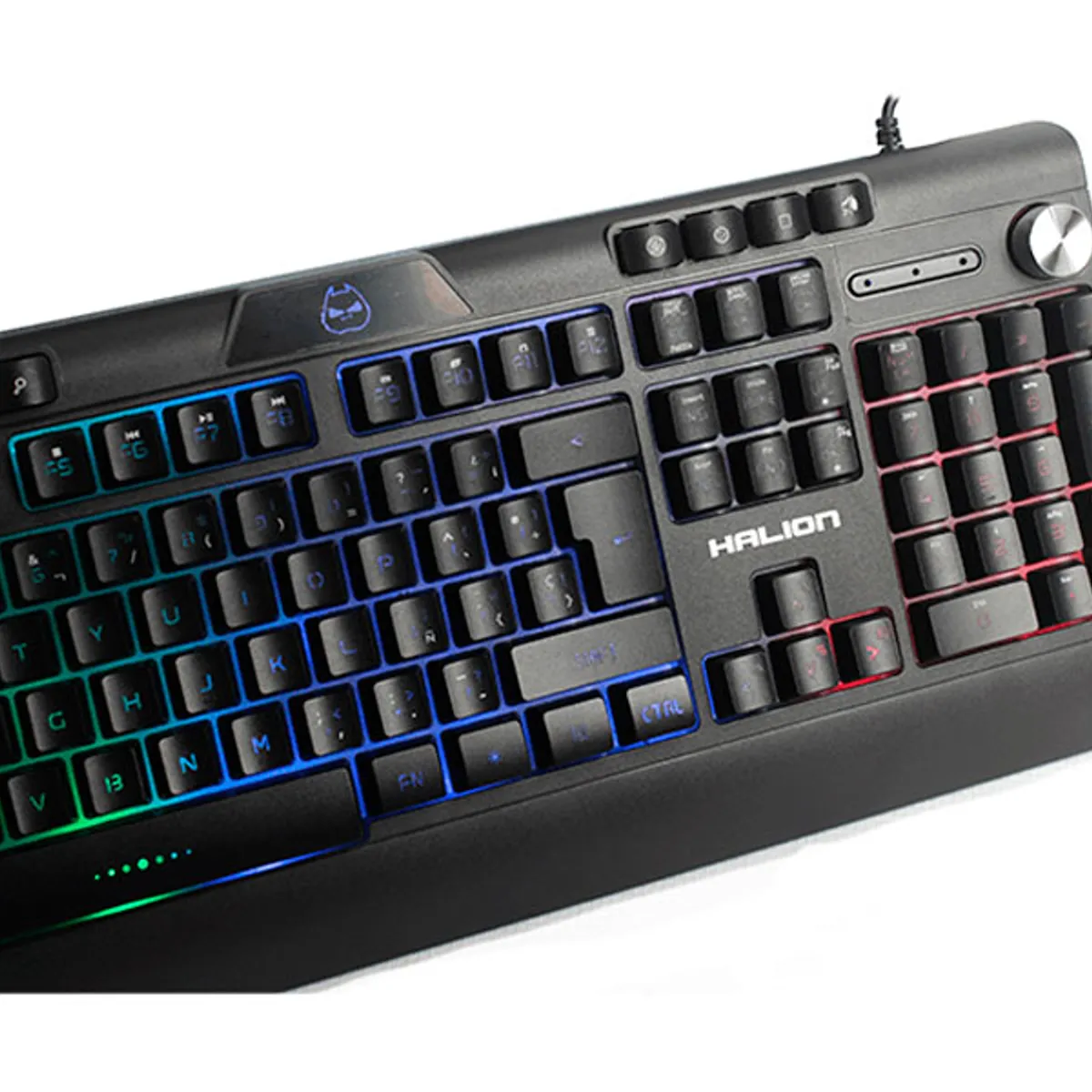 HALION - Teclado Halion Gamer Optimus HA-K807 Rainbow