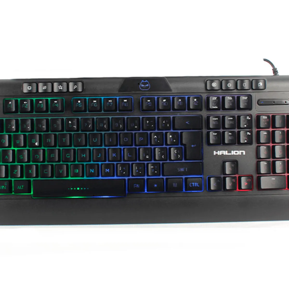 HALION - Teclado Halion Gamer Optimus HA-K807 Rainbow