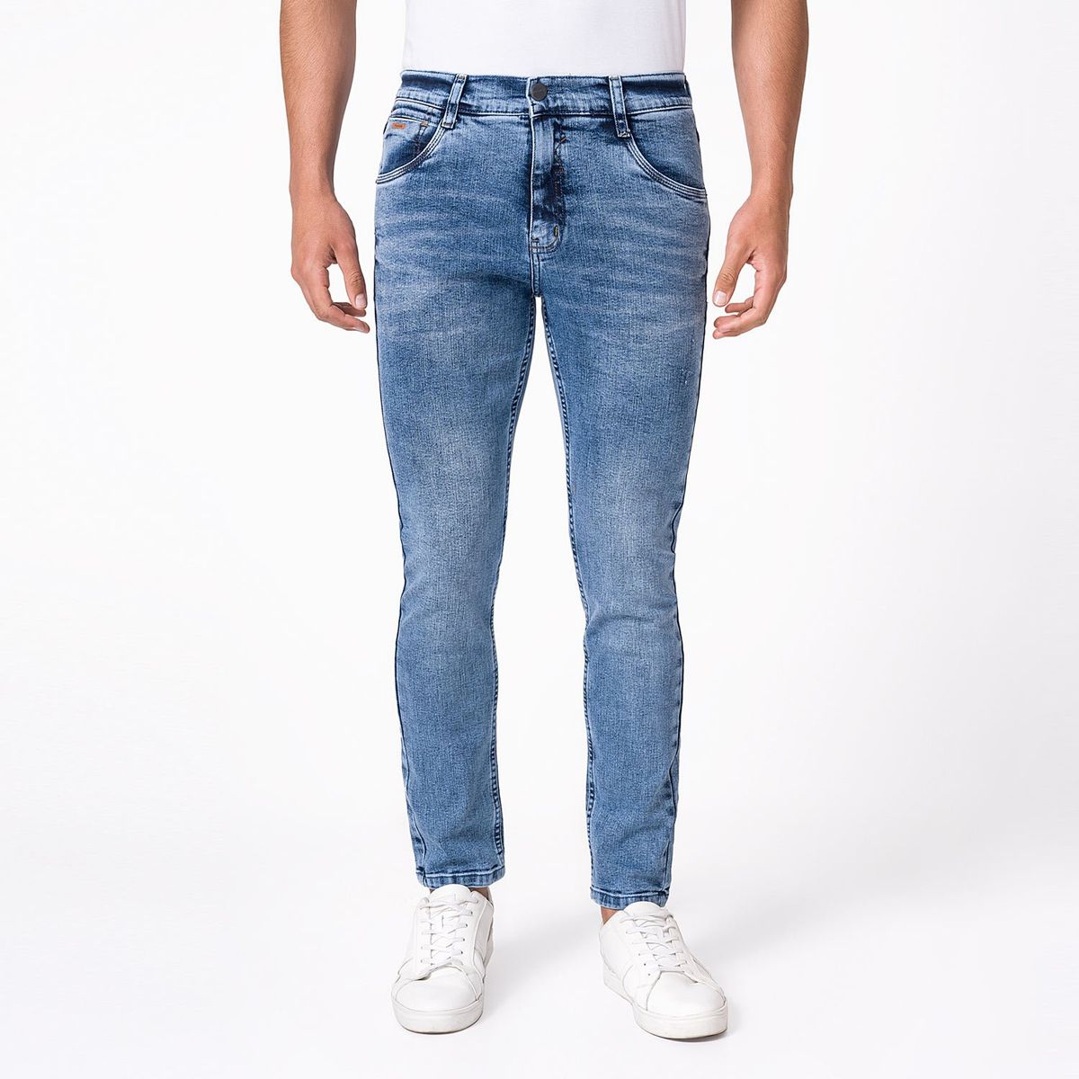 PIONIER - Pantalon Denim Stretch Eikke Pionier