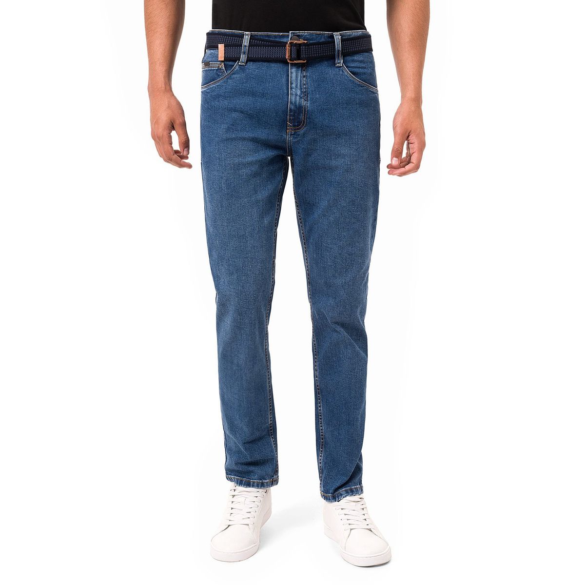 PIONIER - Pantalon Clasico Denim Stretch Forland New Hombre