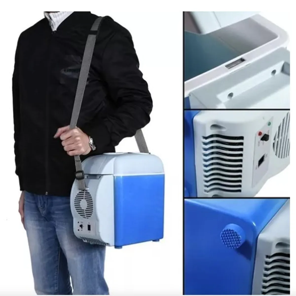 GENERICO - Refrigerador Portátil 75L para Auto y Camping 12V