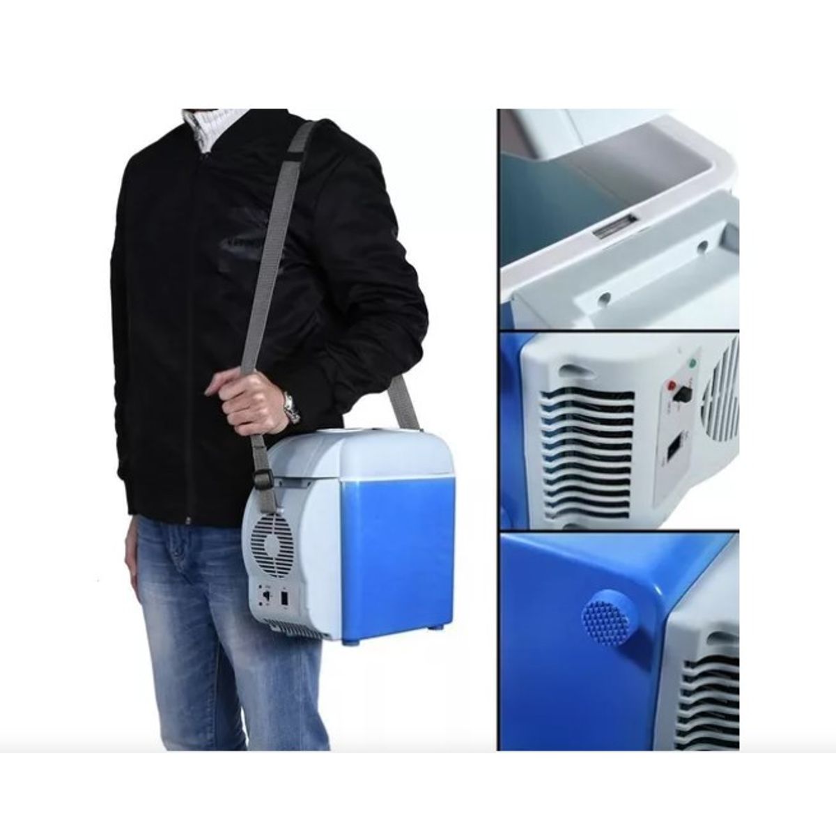 GENERICO - Refrigerador Portátil 75L para Auto y Camping 12V