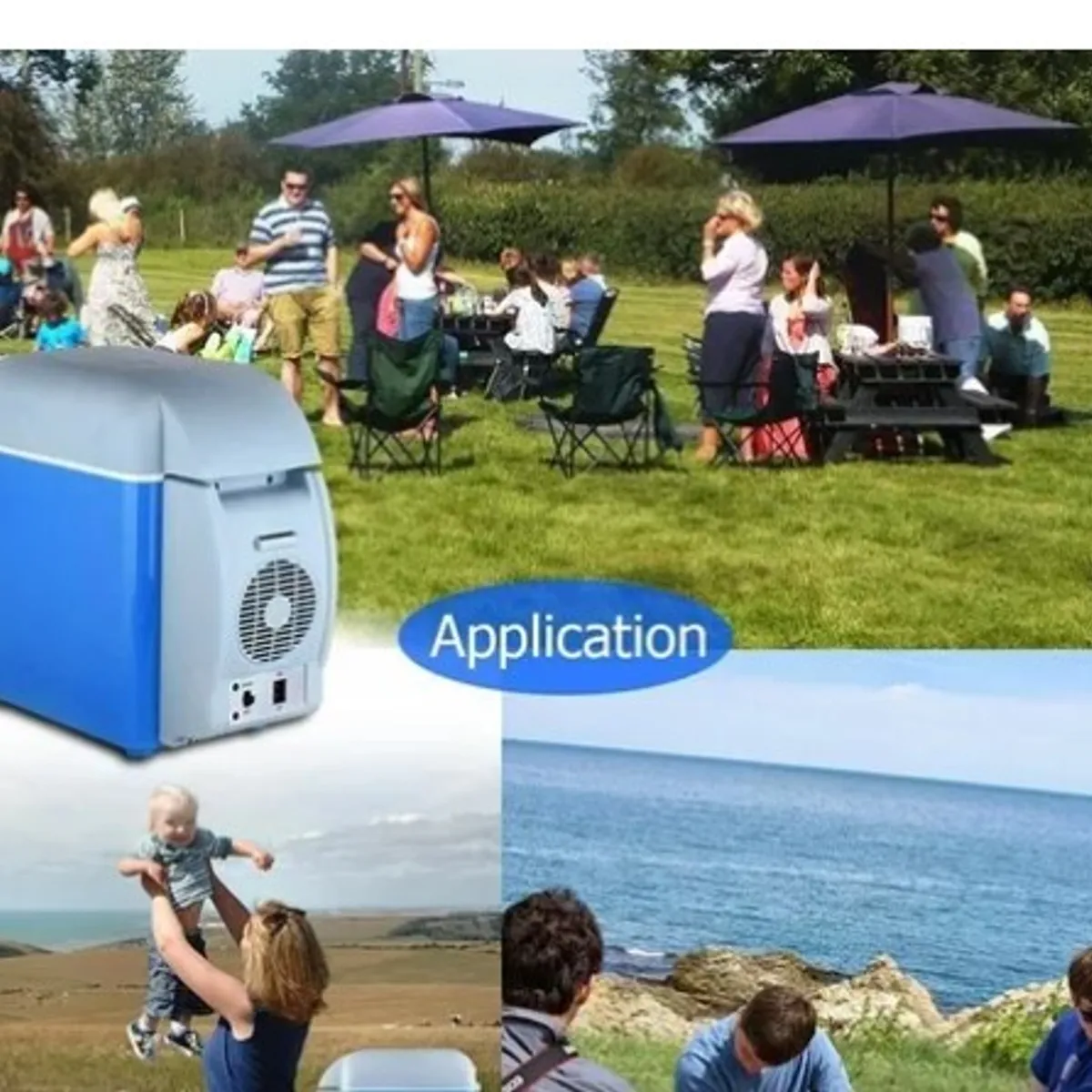 GENERICO - Refrigerador Portátil 75L para Auto y Camping 12V