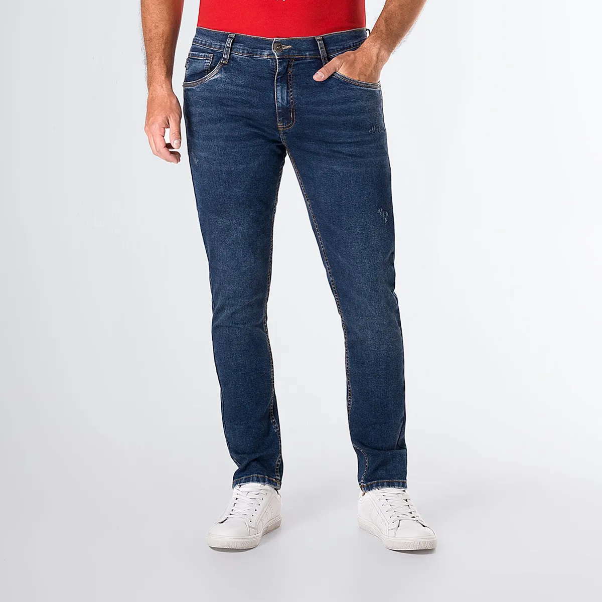 PIONIER - Pantalon Denim Stretch Gotze M Pionier
