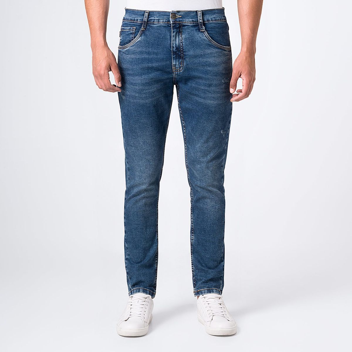 PIONIER - Pantalon Denim Stretch Gotze M Pionier
