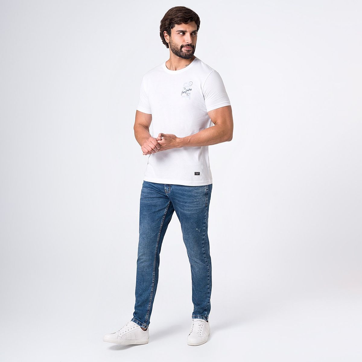 PIONIER - Pantalon Denim Stretch Gotze M Pionier