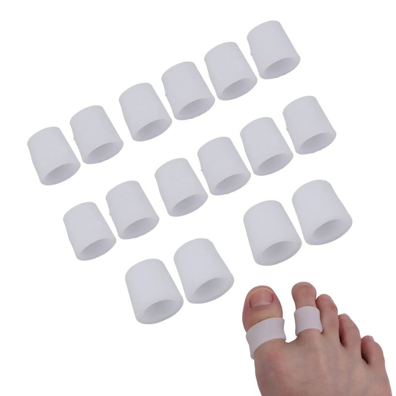GENERICO - Protectores de Gel para Dedos Del Pie Meñique y Callos 10 Unidades