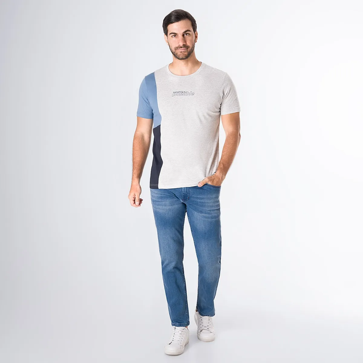 PIONIER - Pantalon Denim Stretch Hamysh Pionier