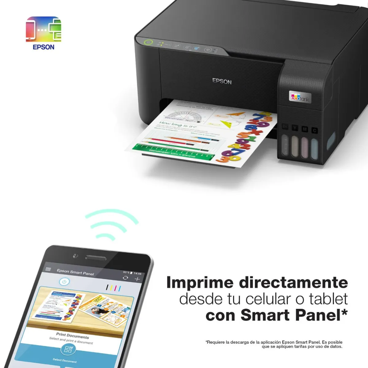 EPSON - Impresora EPSON multifuncional ECO TANK WIFI L3250