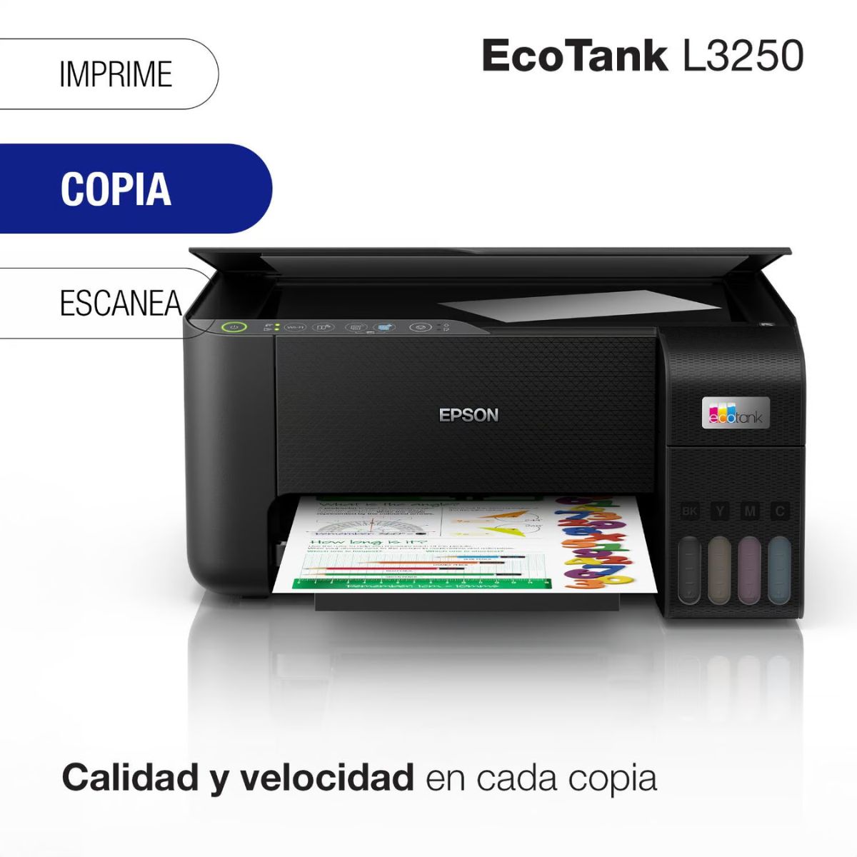EPSON - Impresora EPSON multifuncional ECO TANK WIFI L3250