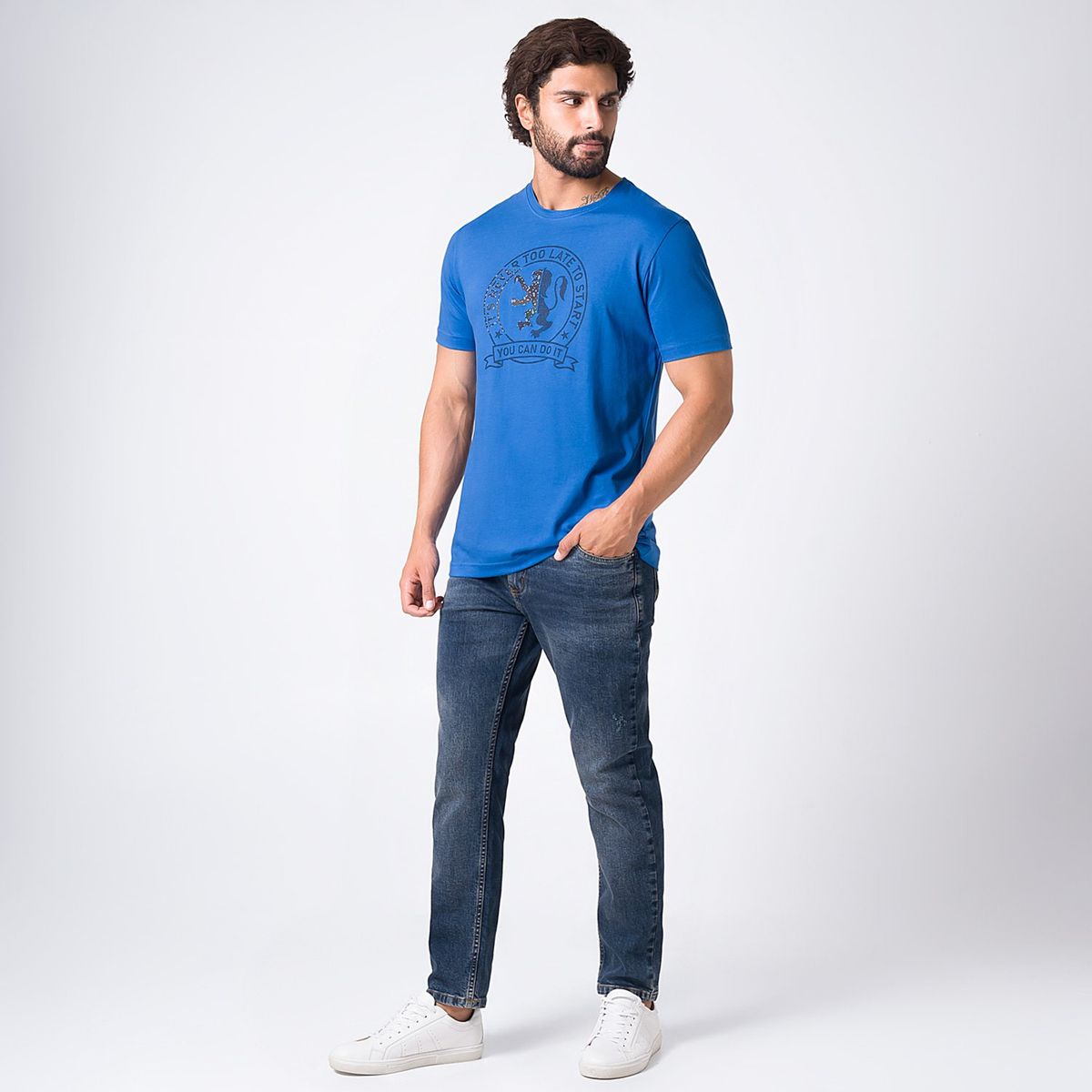 PIONIER - Pantalon Denim Stretch Kupher Pionier