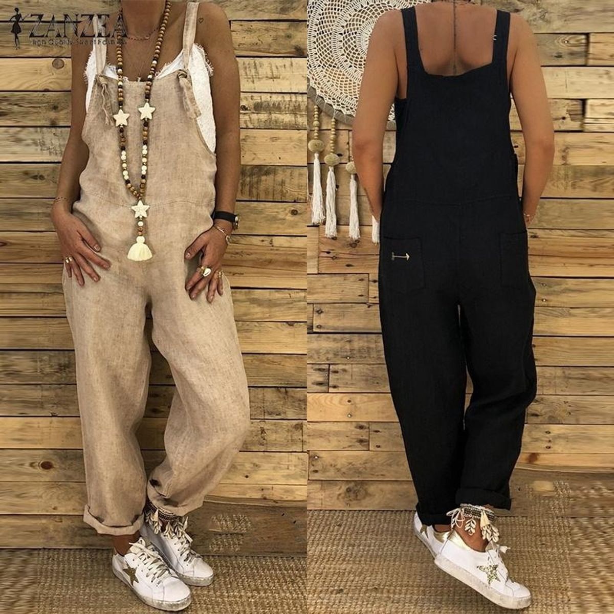 TIOZONEY - Pantalón Mujer