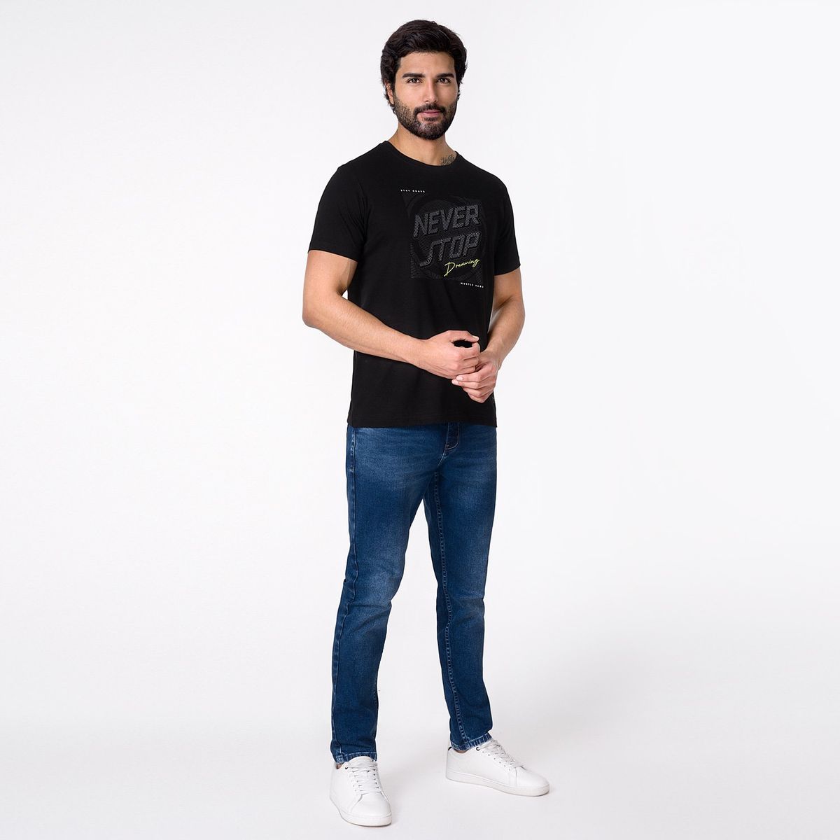 PIONIER - Pantalon Denim Stretch Ruhdolf Pionier