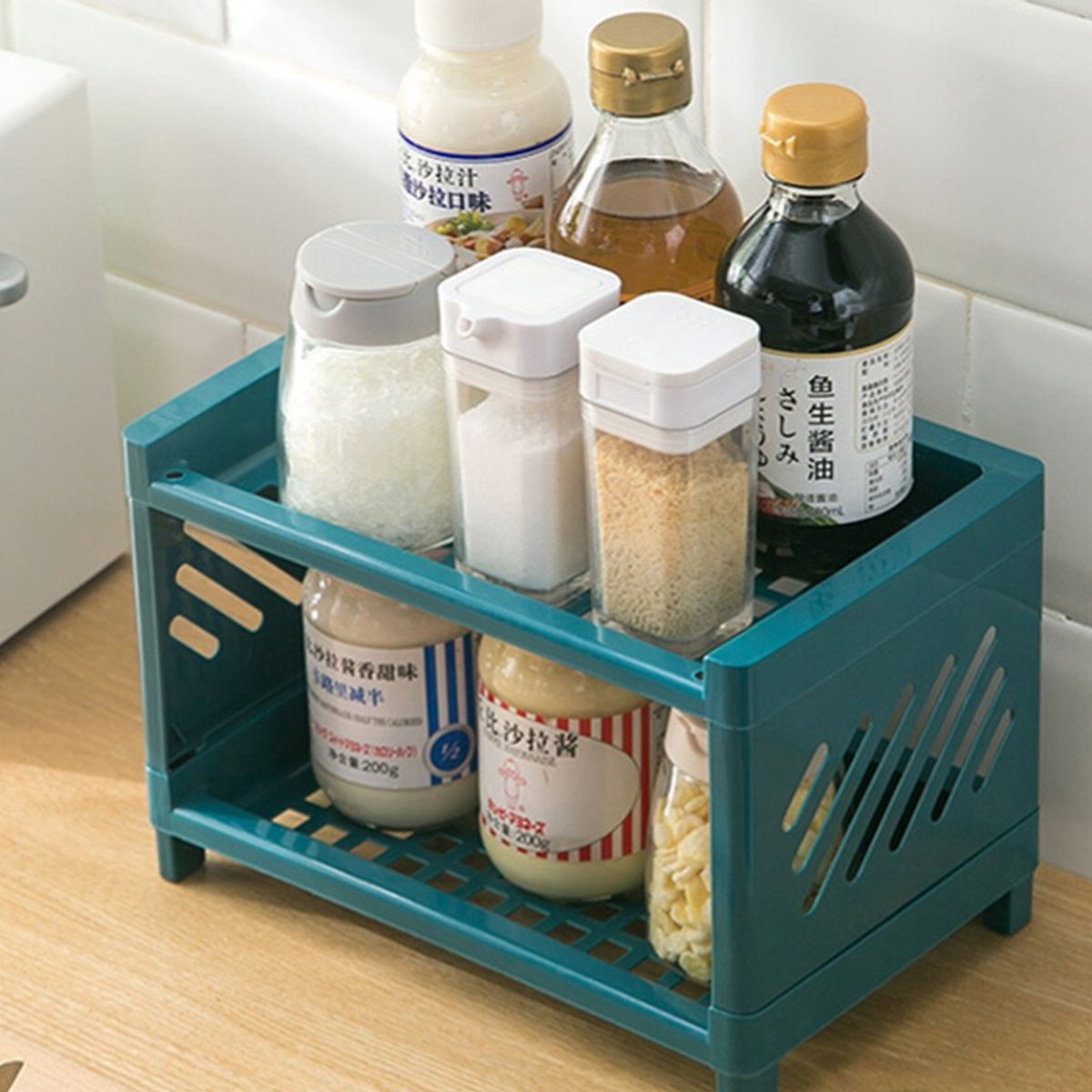 GENERICO - ORGANIZADOR MULTIUSO DE ESCRITORIO COLOR AZUL CONFIANZA