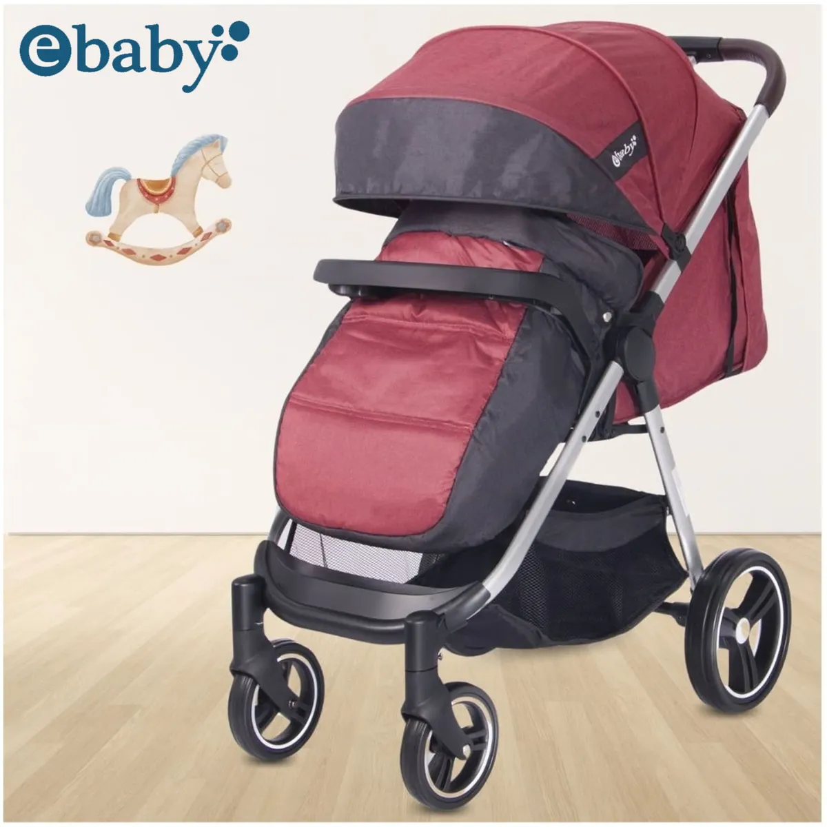 EBABY - Coche de Paseo «DASH» Ebaby Red