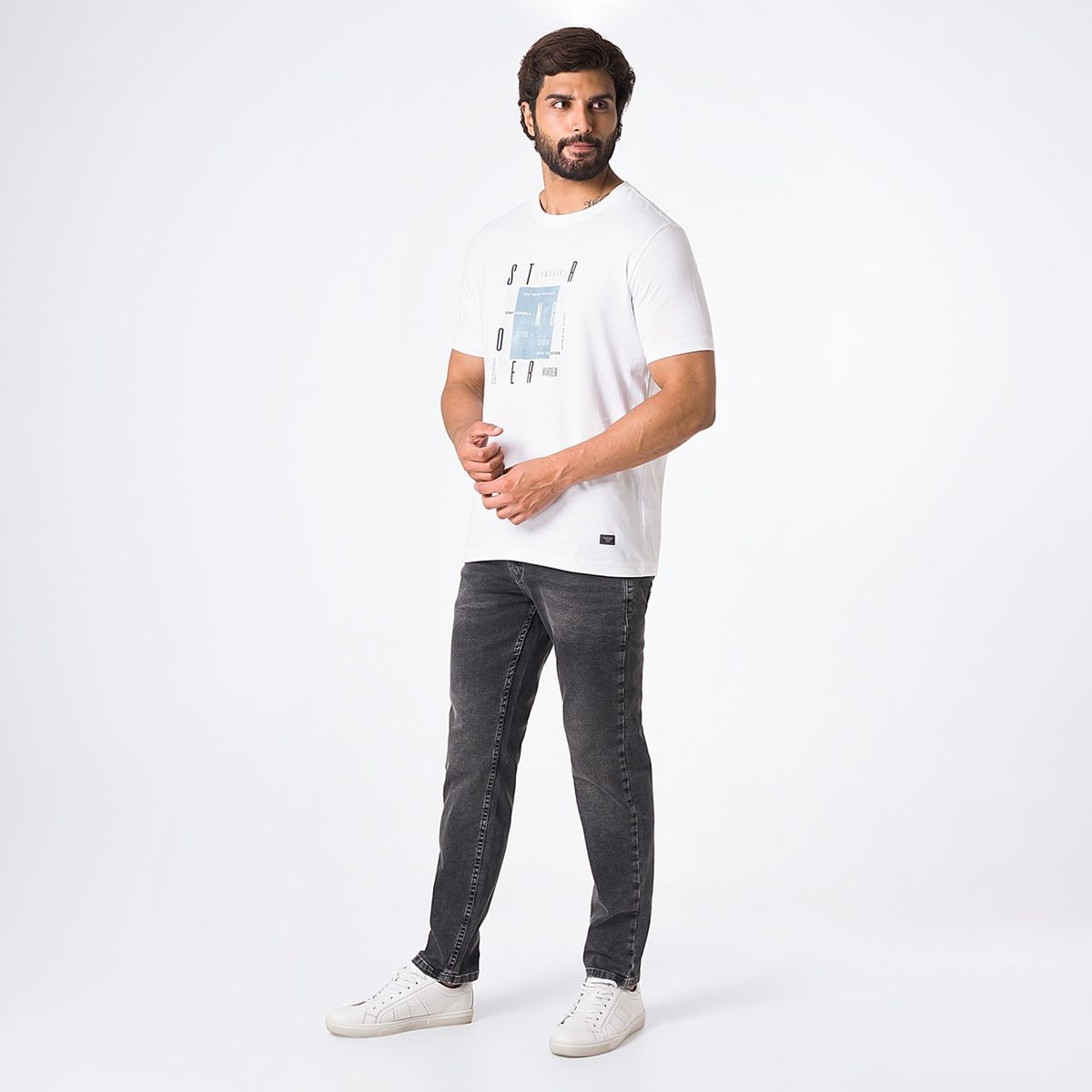 PIONIER - Pantalon Denim Stretch Rasvan Pionier