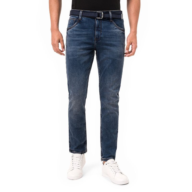 PIONIER - Pantalon Denim Stretch Yacohmo Pionier