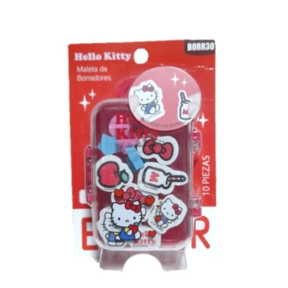 SANRIO - BORRADORES HELLO KITTY CON PORTA MALETA