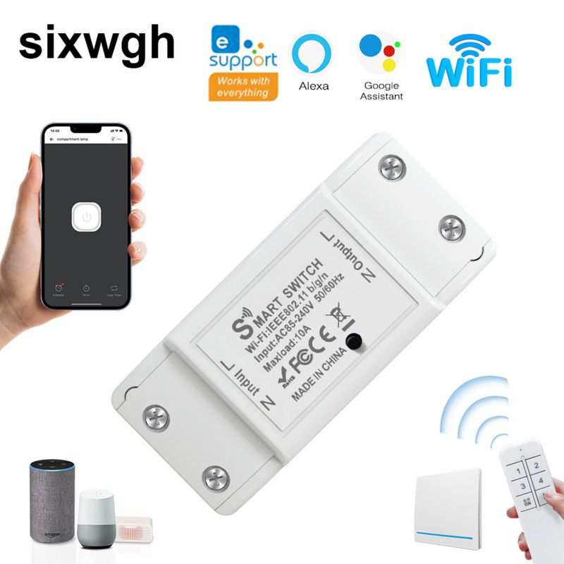 GENERICO - Interruptor Inteligente Remoto Smart Wifi Compatible Google Alexa