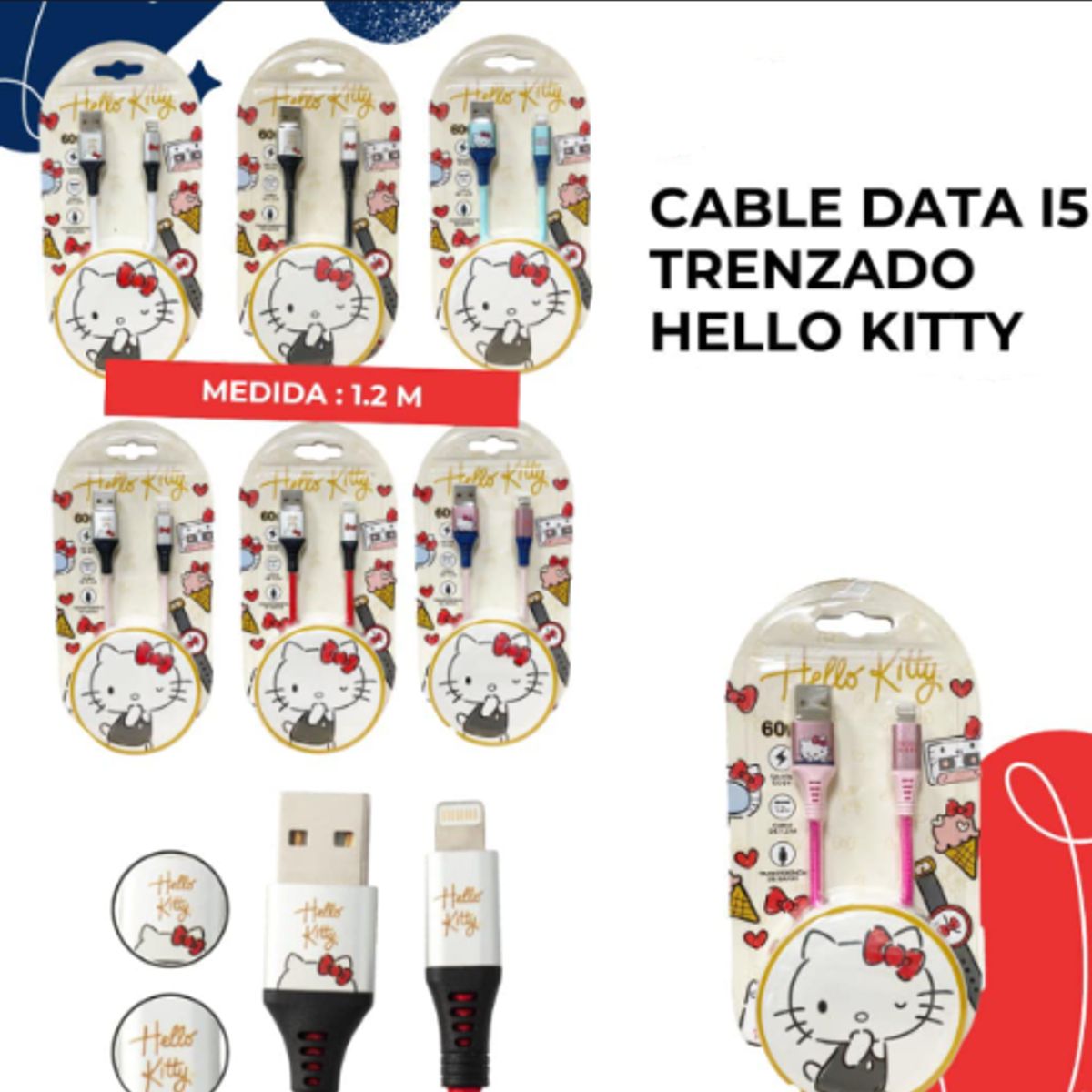 GENERICO - Cable Cargador para IPhone