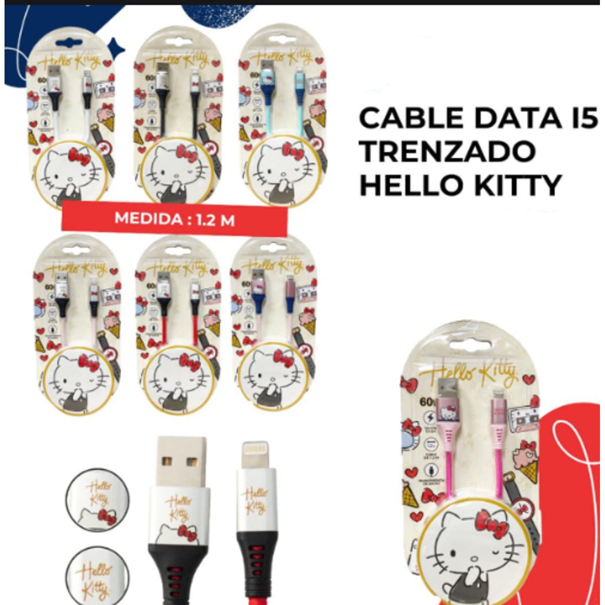 GENERICO - Cable Cargador para IPhone