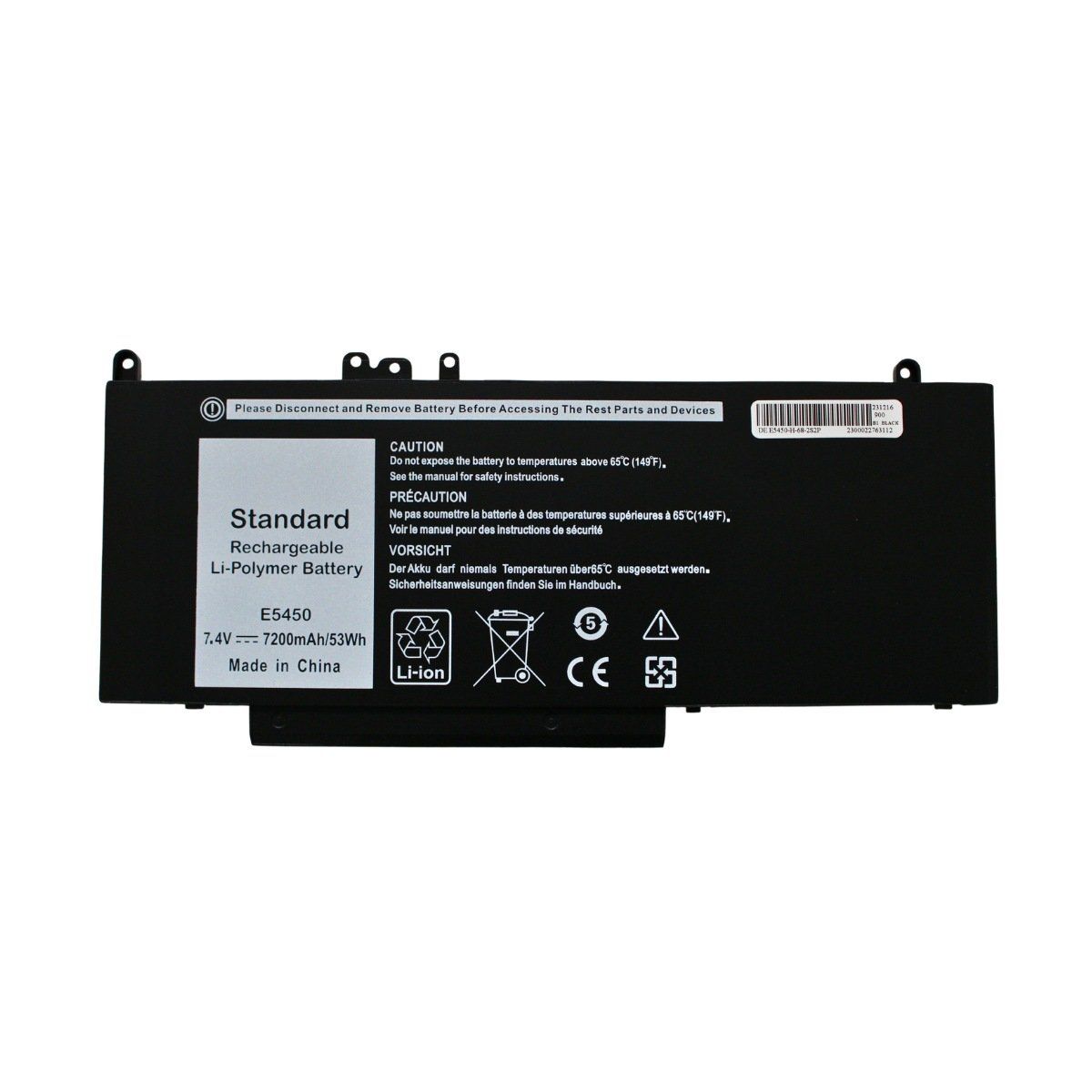 DELL - Batería Para Laptop Dell G5M10 E5450 Capacidad Real