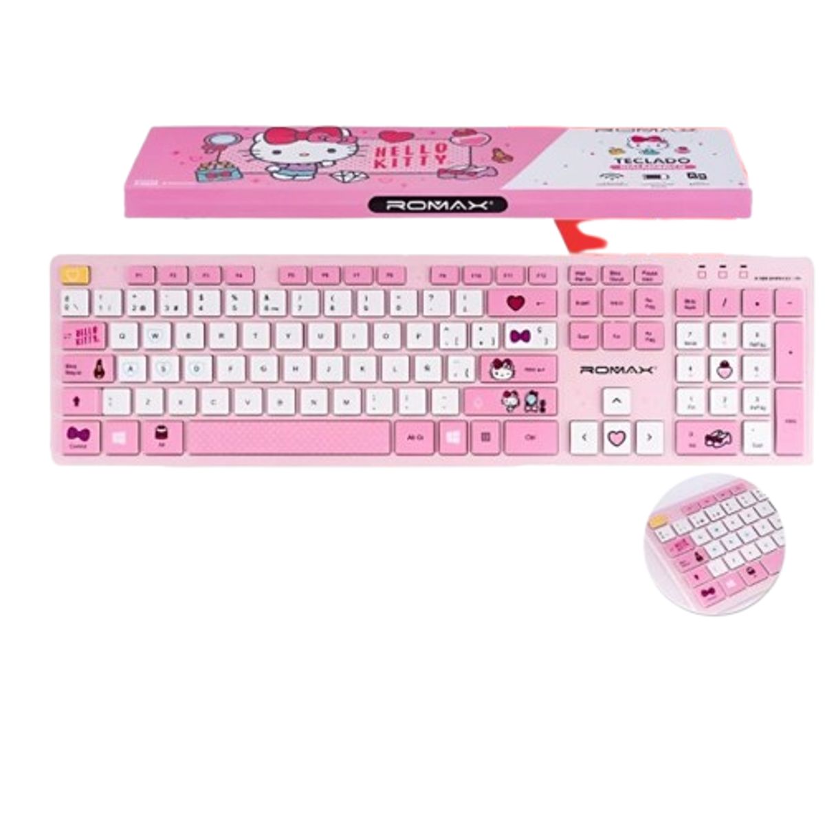 GENERICO - TECLADO INALAMBRICO HK
