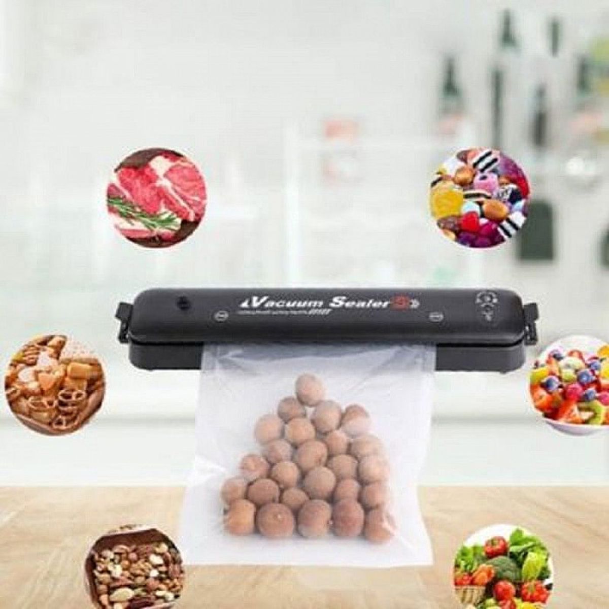 GENERICO - SELLADOR DE BOLSAS PRACTICO Y FACIL DE USAR